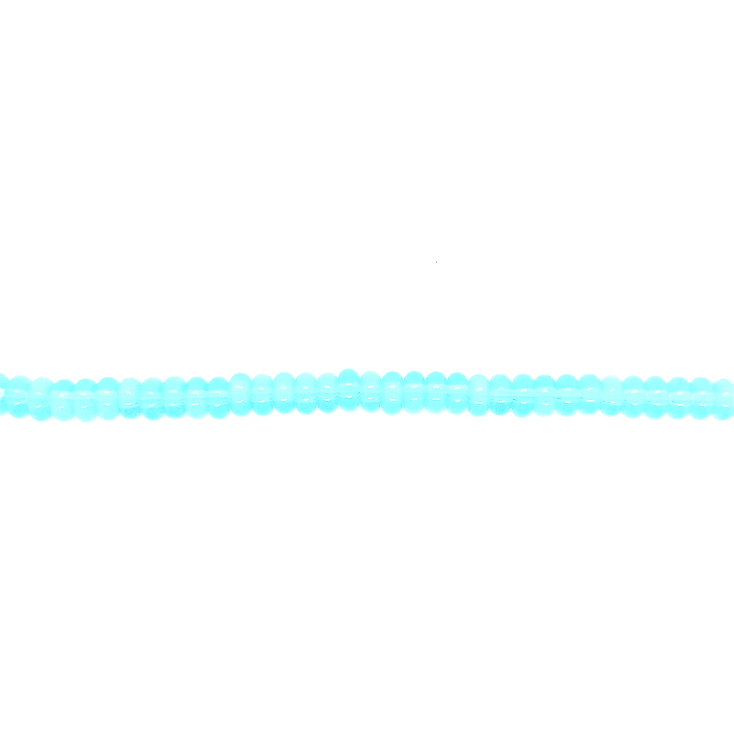 Light Blue Crystal Rondelle Beads 6mm