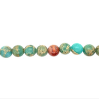 Light Green Marble Imperial Jasper Beads 10mm