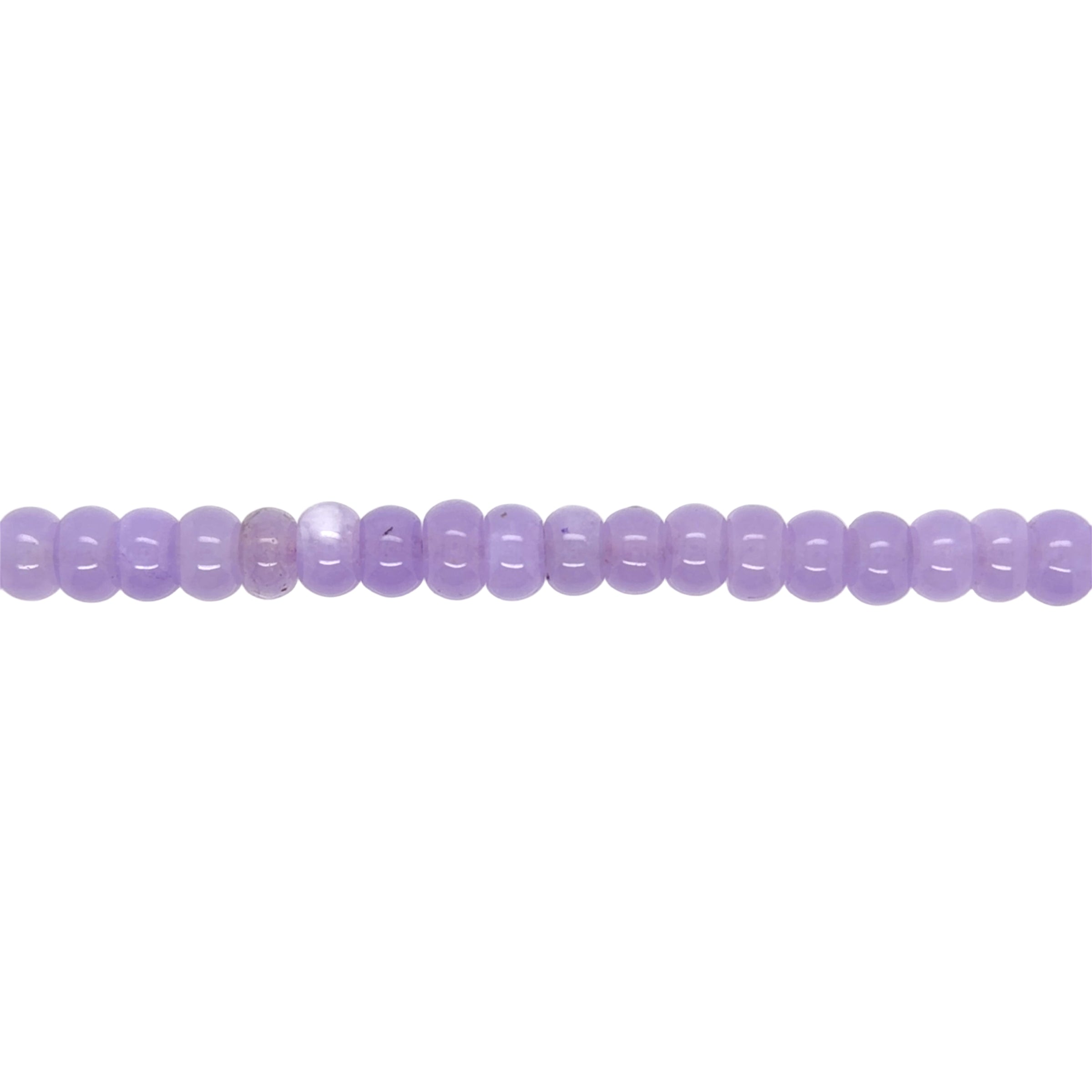 Lilac Jade Rondelle Beads 8mm