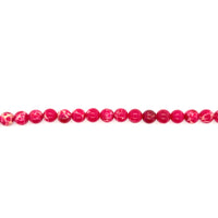 Magenta Impression Jasper Beads 10mm