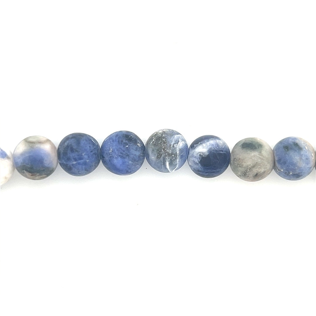 Matte Sodalite Beads