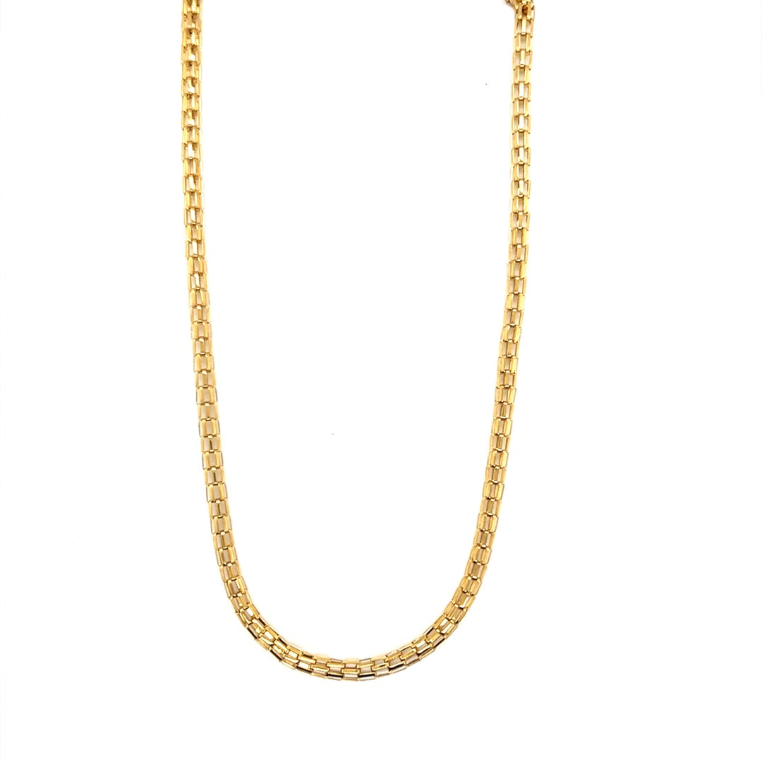 Mesh Chain 3mm - Gold Filled