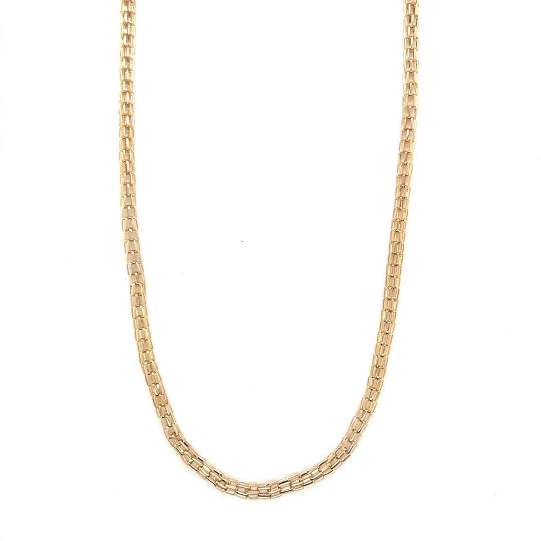  Mesh Link Chain 1mm - Gold Filled