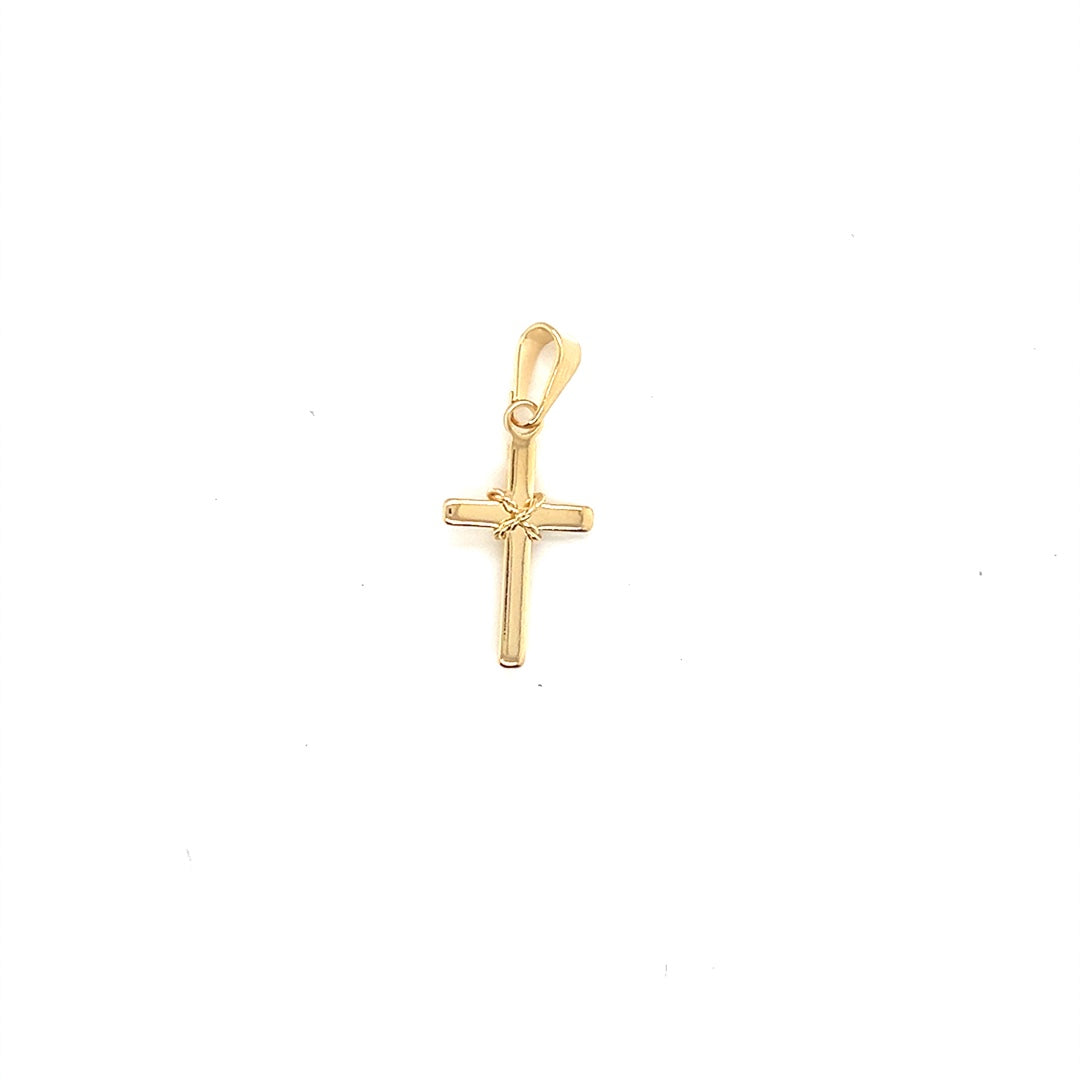 Mini Cross Pendant 11mm - Gold Filled