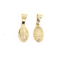 Mini Miraculous Pendant 13mm - Gold Filled