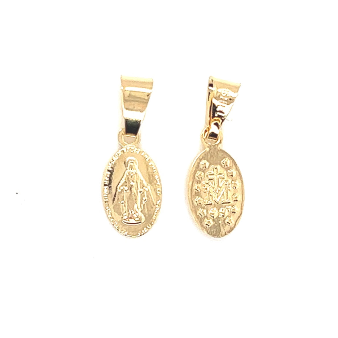 Mini Miraculous Pendant 13mm - Gold Filled