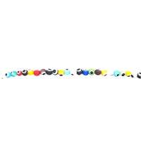 Multicolor Evil Eye Beads 12mm