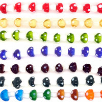 Mushroom Glass Beads