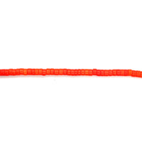 Orange Synthetic Turquoise Rondelle Beads 6mm