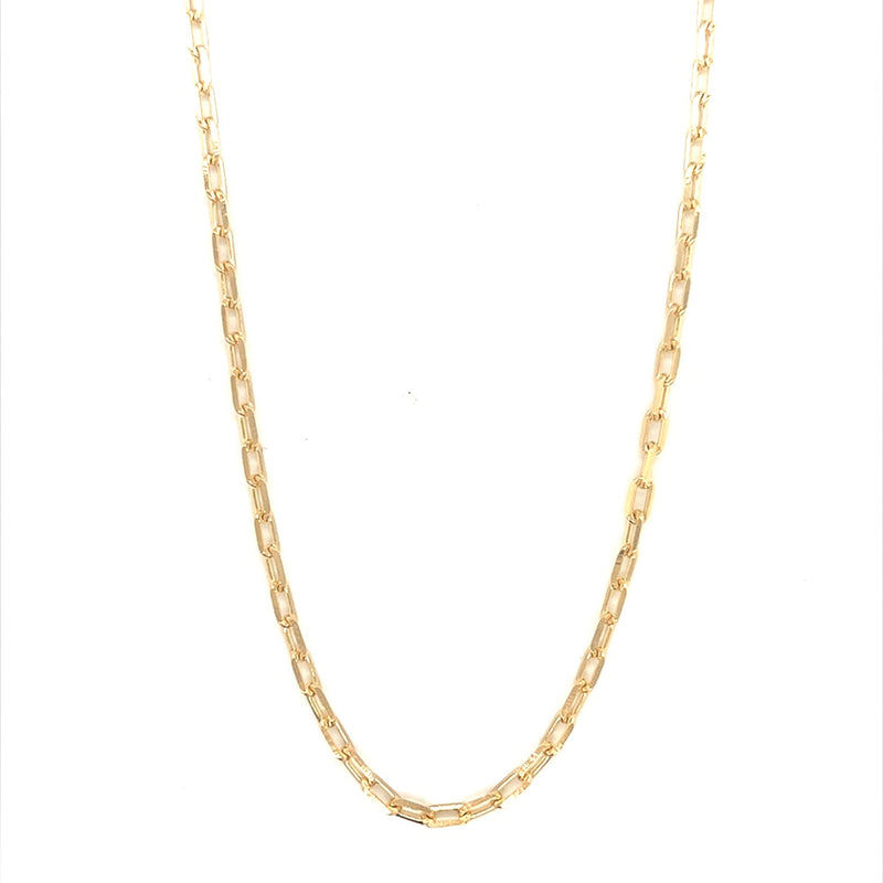  Paperclip Chain 2.7mm - Gold Filled