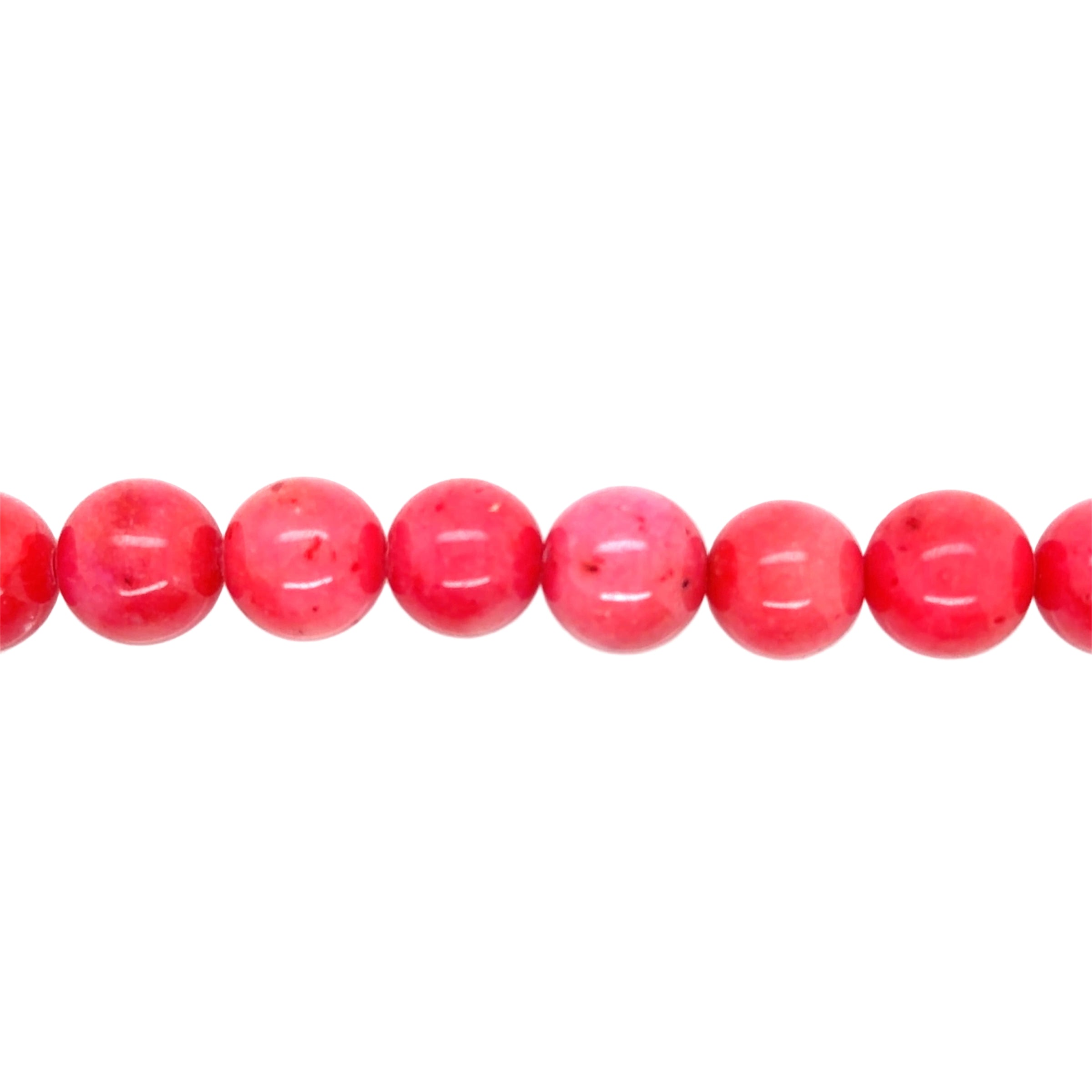 Pink Mashan Jade Beads