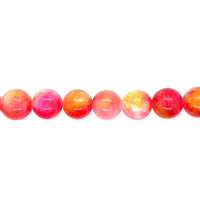 Pink Melody Mashan Jade Beads