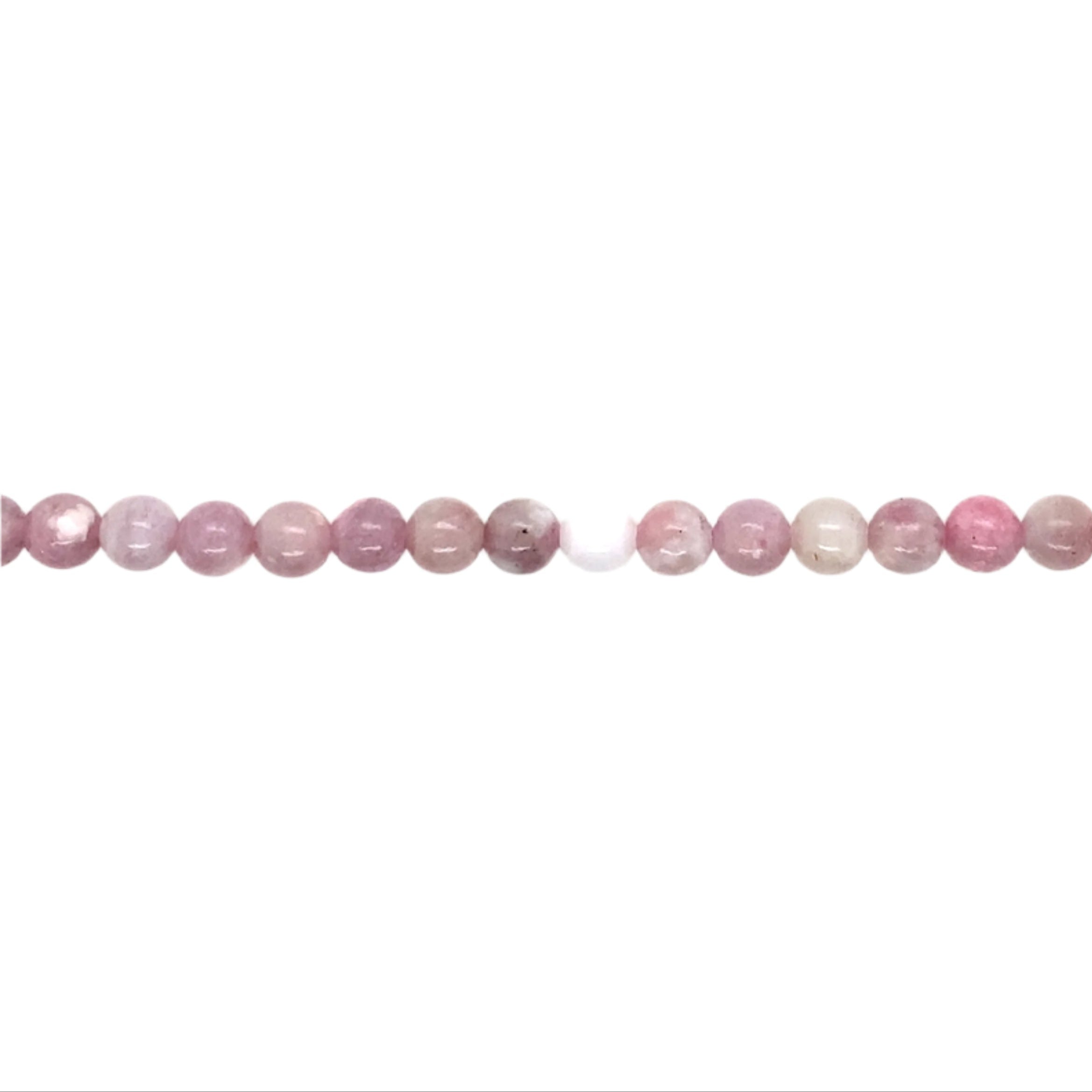 Pink Tourmaline Beads 6mm