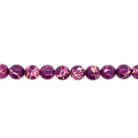 Purple Imperial Jasper Beads 10mm