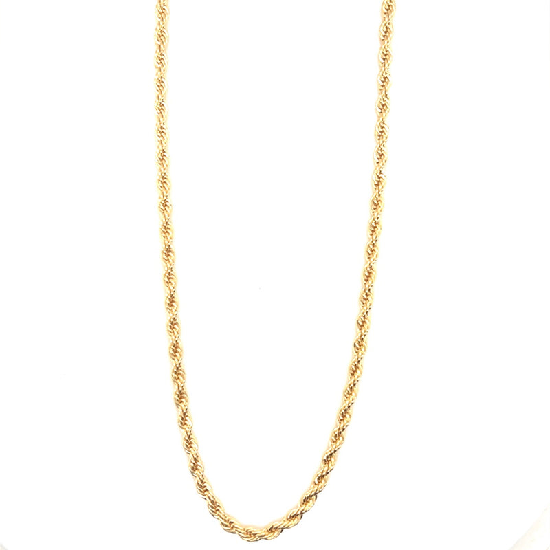 Rope Chain 3mm - Gold Filled