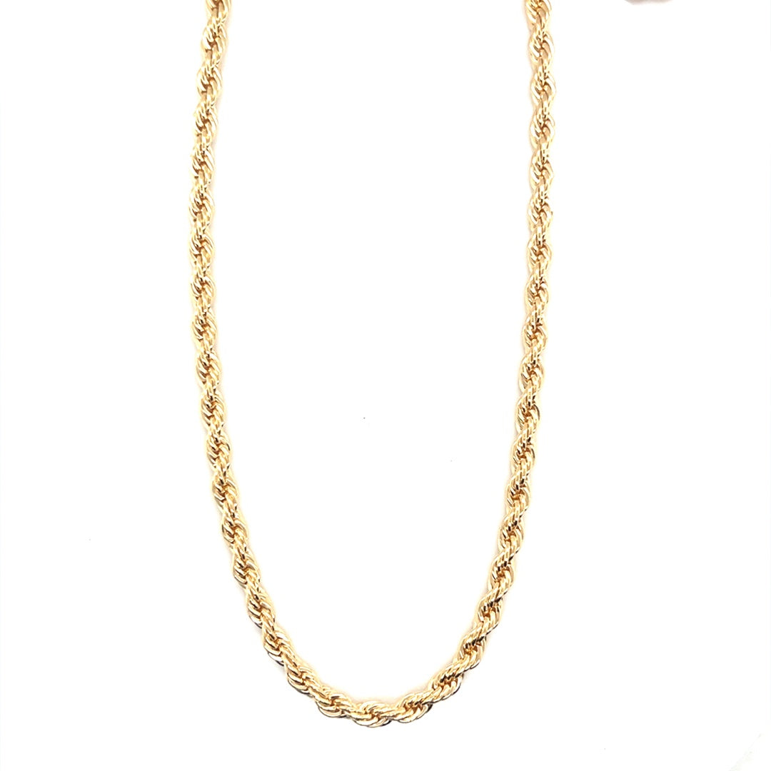 Rope Chain 4mm - Gold Filled
