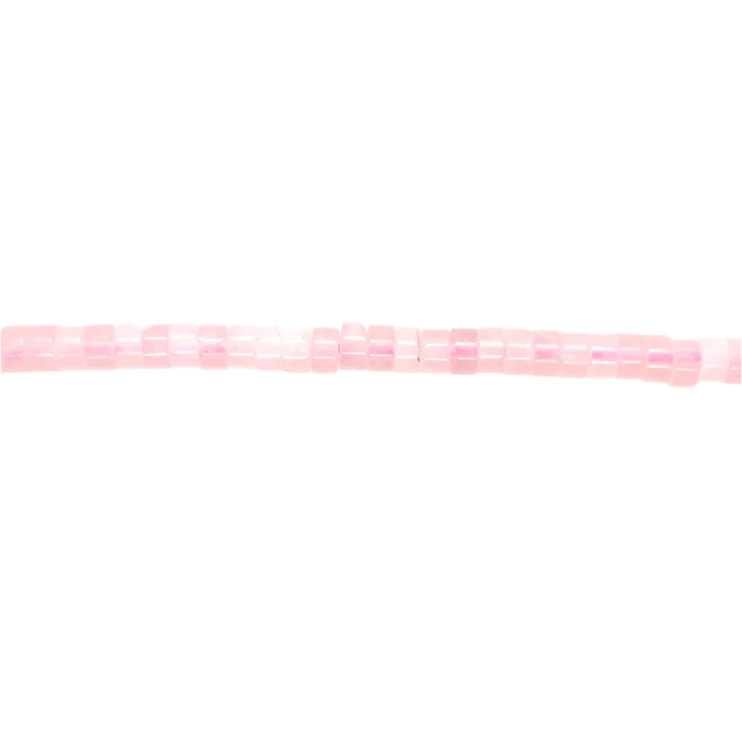 Rose Quartz Rondelle Beads