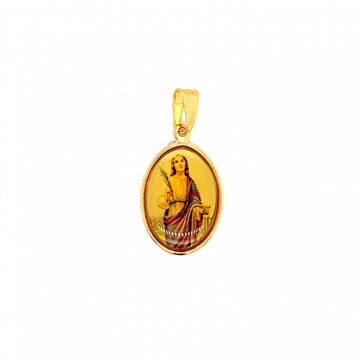 Saint Lucia Pendant 21mm - Gold Filled