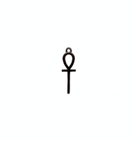 Ankh Cross Charm 6mm - Brass