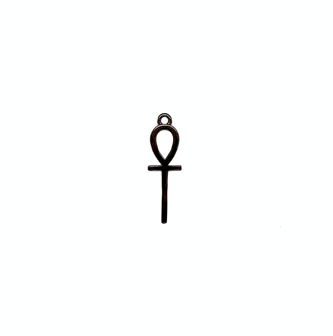 Ankh Cross Charm 6mm - Brass