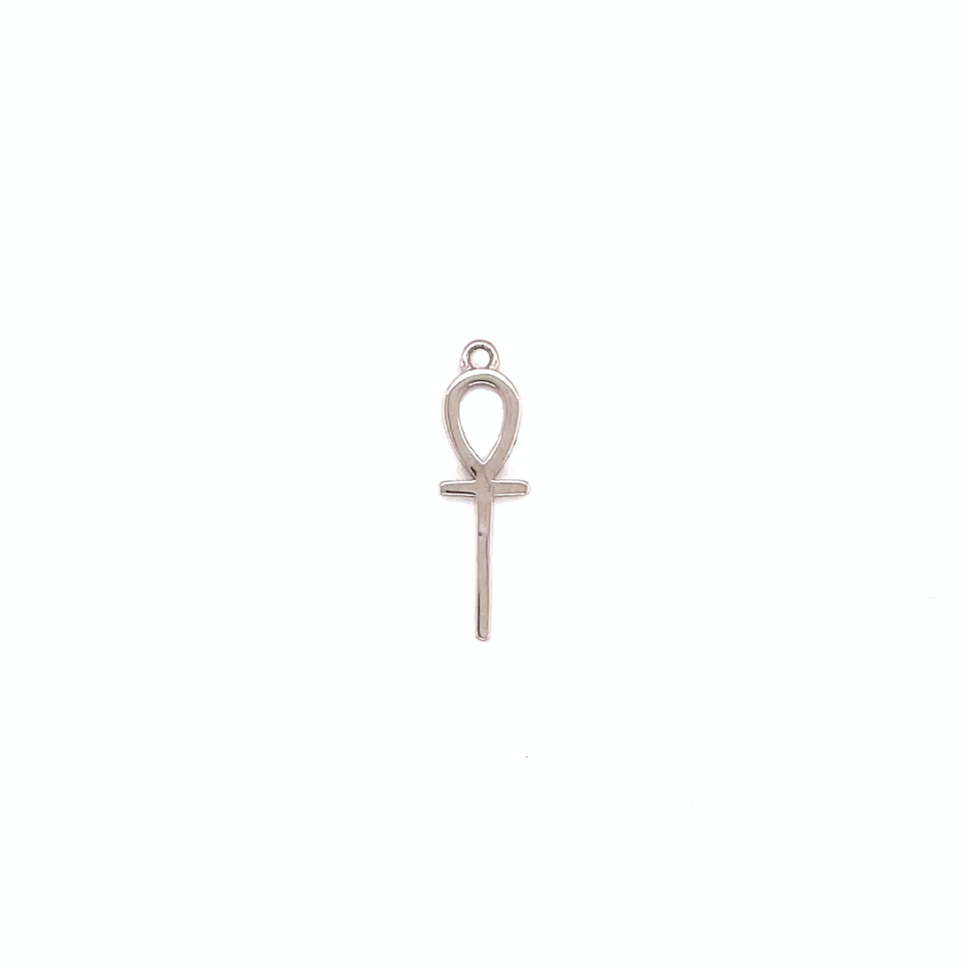 Ankh Cross Charm 6mm - Brass