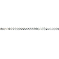 Silver Plated Heart Hematite Beads