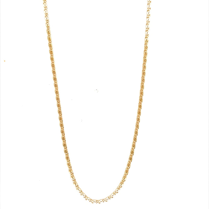  Snail Link Chain 2mm - Gold Filled
