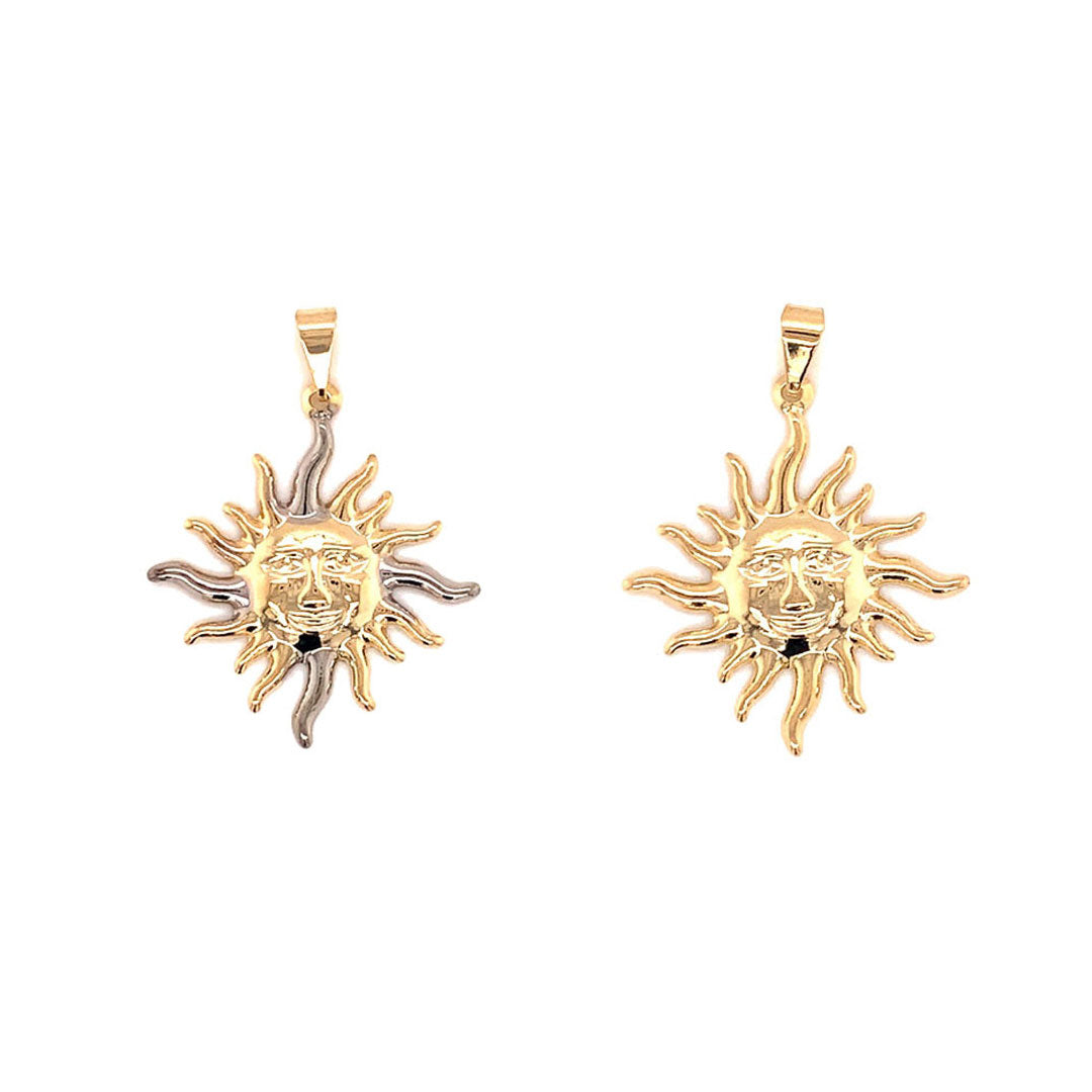 Sun Pendant 10mm - Gold Filled