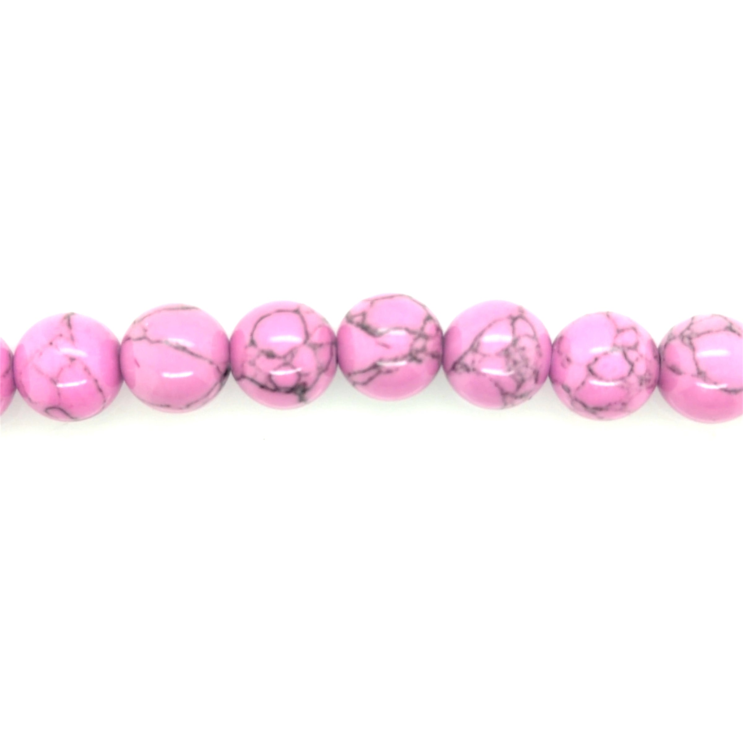 Taffy Marble Synthetic Turquoise Beads