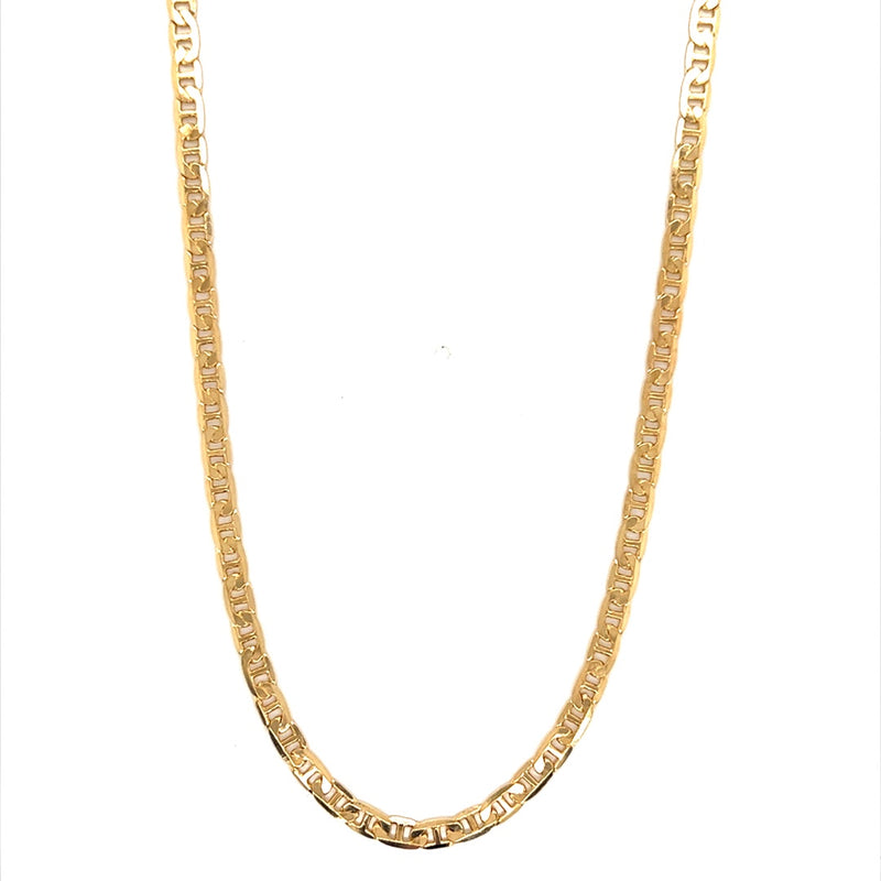 Textured Link Chain 1mm - Gold Filled