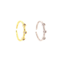 Triple CZ Ring