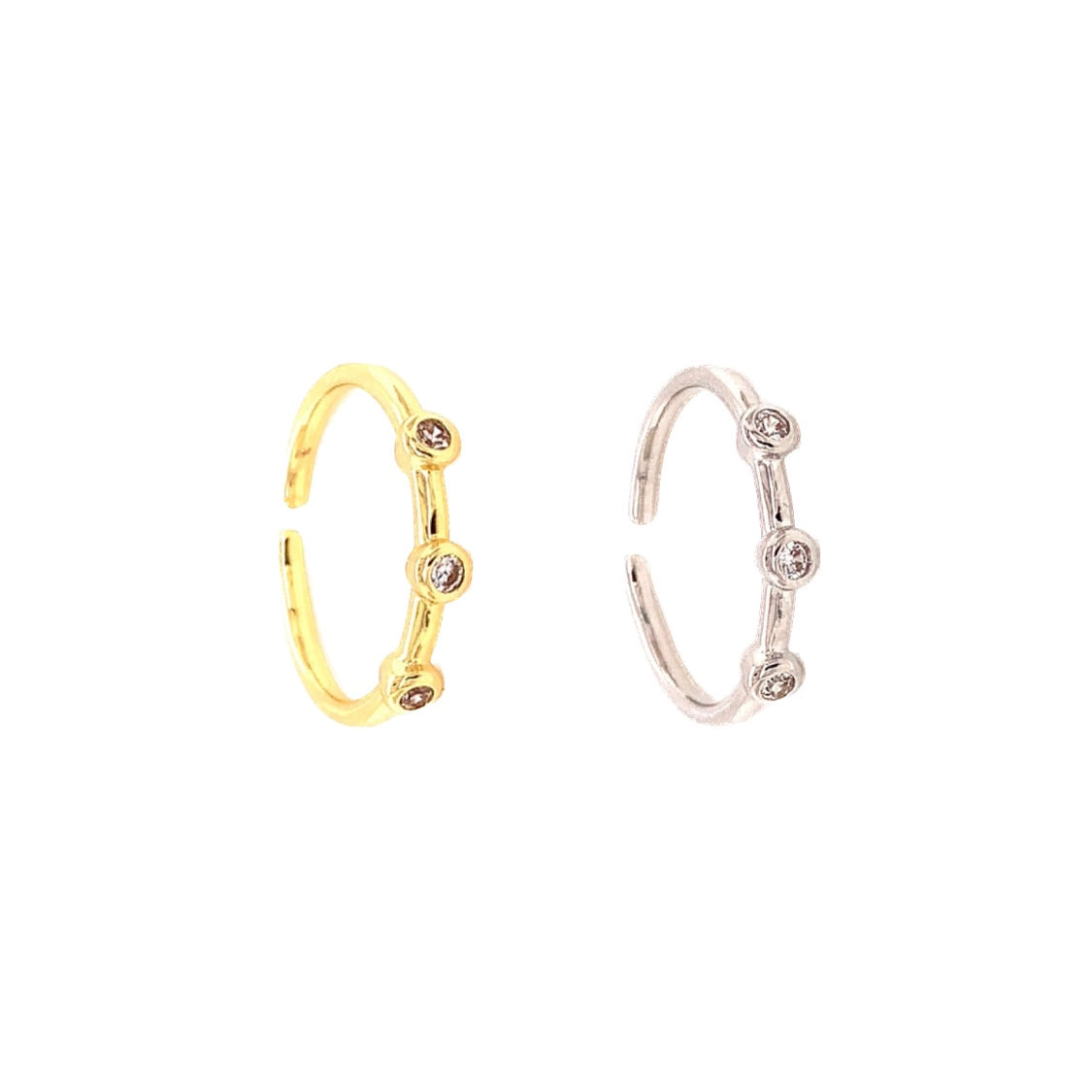 Triple CZ Ring