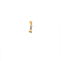 Two Tone Figa Hand Pendant 22mm - Gold Filled
