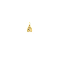 Bubble Letter Charm 12mm - Gold Filled