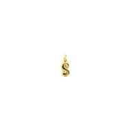 Bubble Letter Charm 12mm - Gold Filled