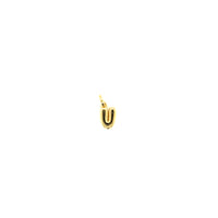 Bubble Letter Charm 12mm - Gold Filled
