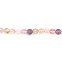 Multicolor Faceted Quartz Beads