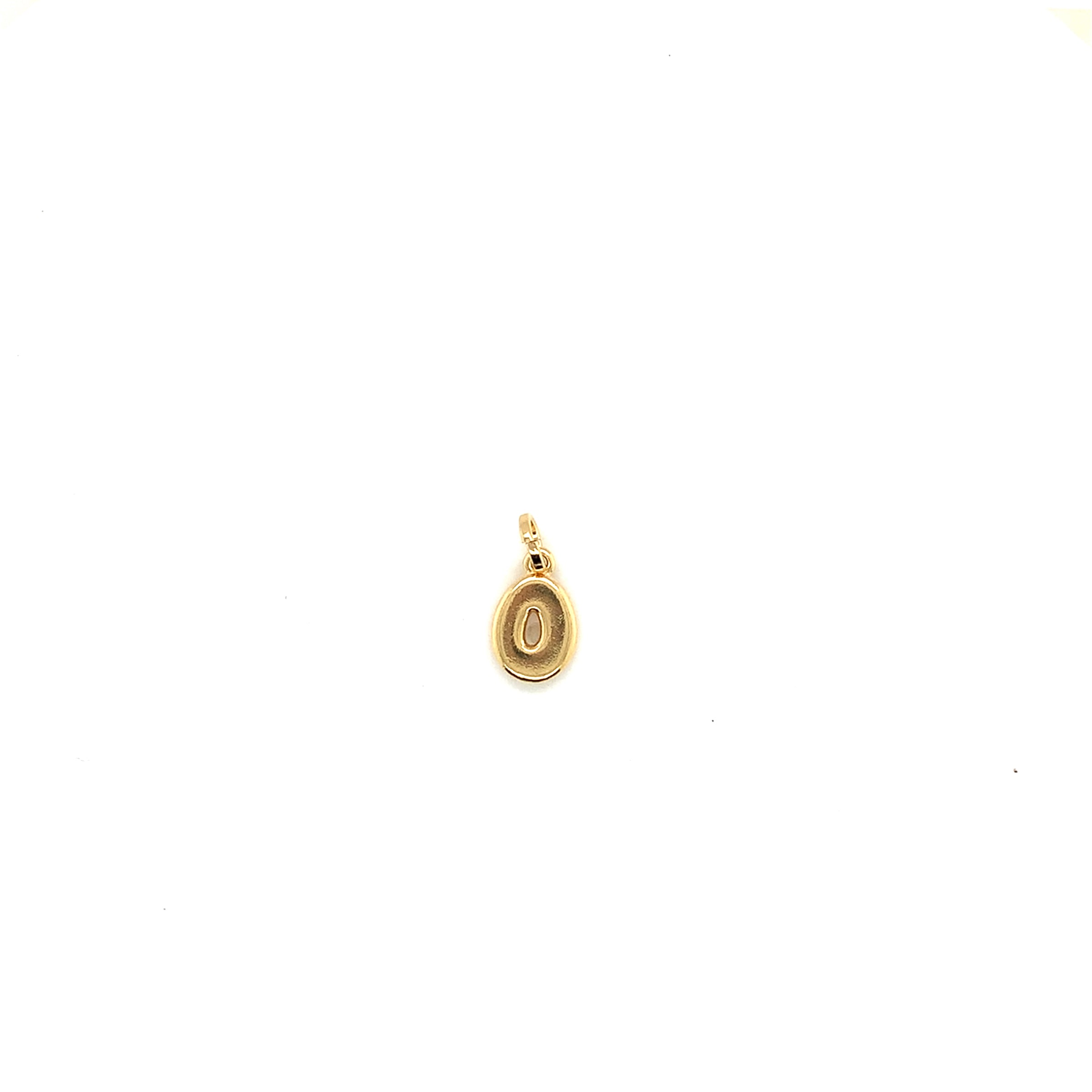 Bubble Letter Charm 12mm - Gold Filled