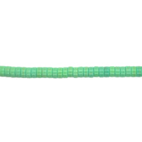 Green Synthetic Turquoise Rondelle Beads