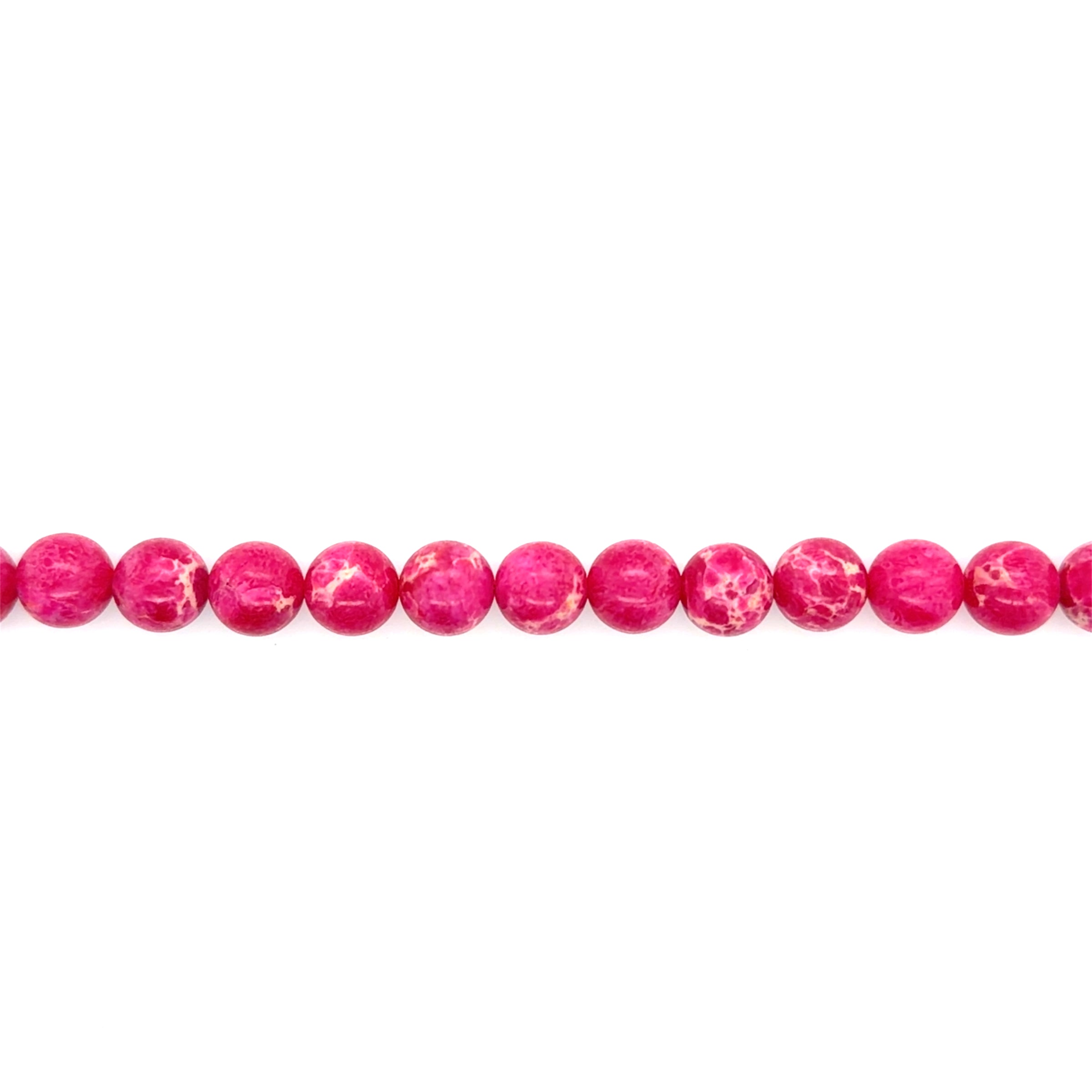 Magenta Impression Jasper Beads