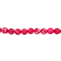 Magenta Impression Jasper Beads