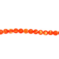 Orange Impression Jasper Beads