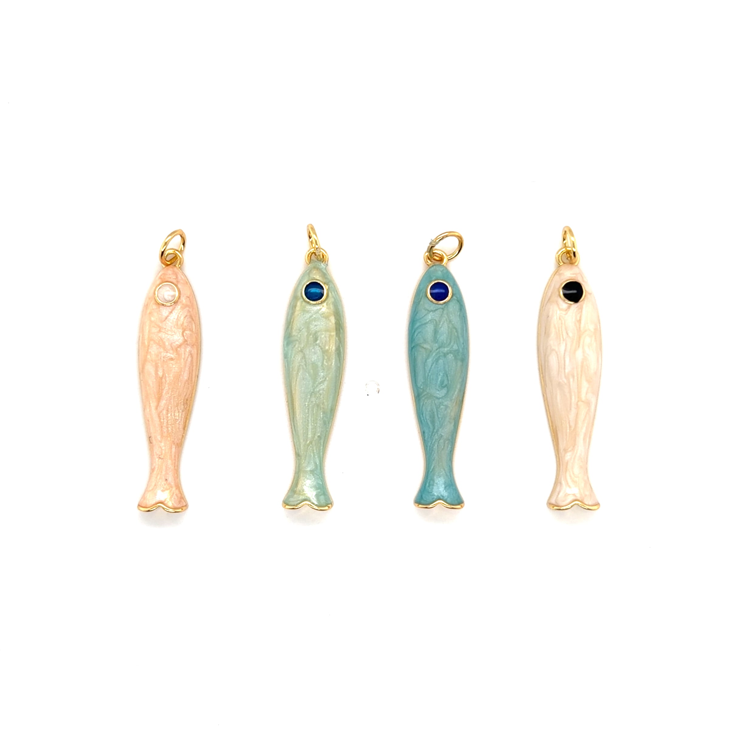 Enamel Fish Charm