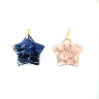 Gemstone Star Pendant