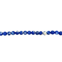 Blue Impression Jasper Beads