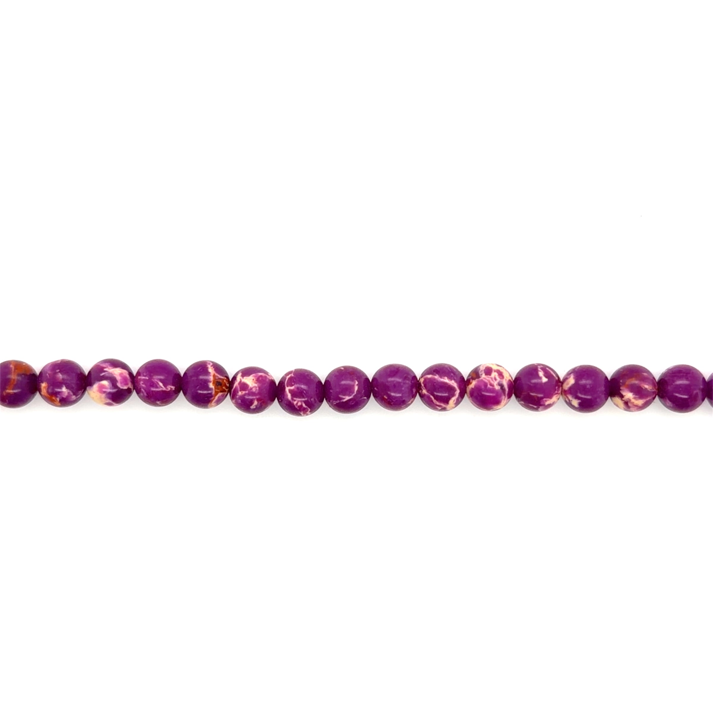 Purple Imperial Jasper Beads