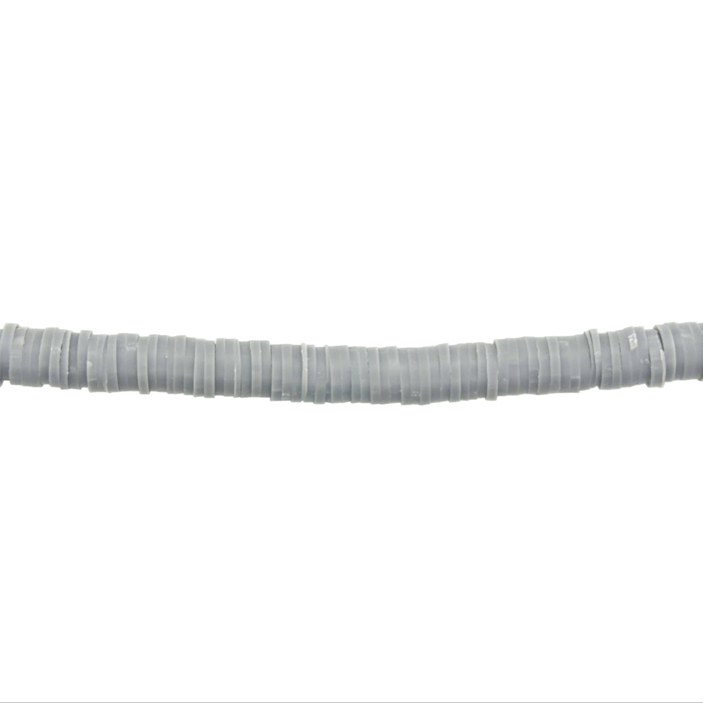 Gray Polymer Clay Heishi Beads