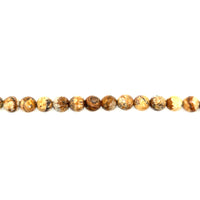 Picture Jasper Faceted Beads