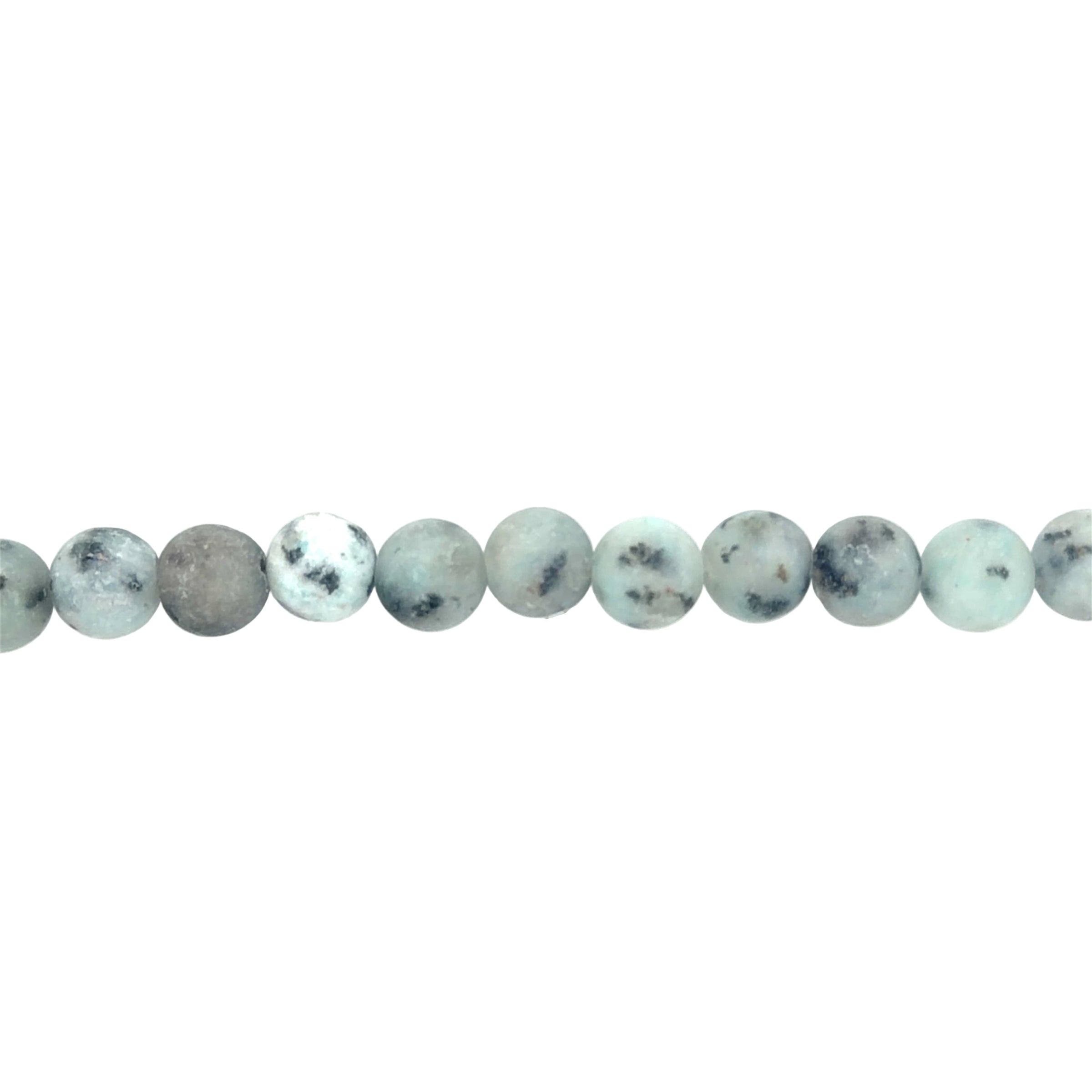 Matte Sesame Jasper Beads