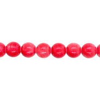 Coral Mashan Jade Beads